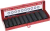 DRAKKAR gépi hosszú dugókulcskészlet, 1/2 col, 11–24 mm, 10 db (10832)