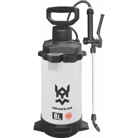   DRAKKAR nyomáspermetező szórószárral és EPDM tömítéssel, 8 l (18670)