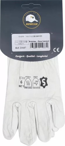 STILKER teljes színmarhabőr szerelőkesztyű (21037)