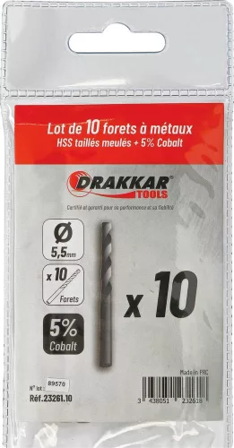 DRAKKAR HSS-Co 5% fémfúró (23261)