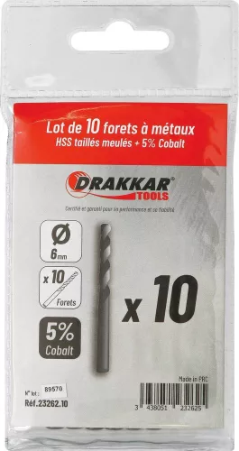 DRAKKAR HSS-Co 5% fémfúró (23262)