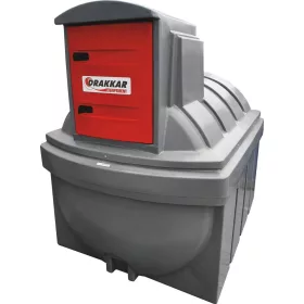   DRAKKAR duplafalú HDPE gázolaj-tárolótartály, szivattyúkészlettel, 2500 l, 230 V (56020)