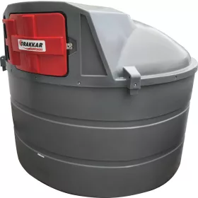   DRAKKAR duplafalú HDPE gázolaj-tárolótartály, szivattyúkészlettel, 5000 l, 230 V (56030)
