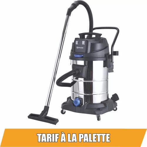 STILKER kétmotoros száraz-nedves porszívó 2 m tömlővel, 60 l, 230 V, 2400 W (64752)