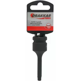 DRAKKAR gépi Torx bitdugókulcs, 1/2 col (67495)
