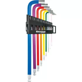   DRAKKAR hosszú imbuszkulcskészlet, 1,5–10 mm, 9 db (68423)
