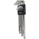 DRAKKAR extra hosszú imbusz- és Torx L-kulcskészlet, 1,5–10 mm/T10–T50, 18 db (68441)