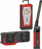 DRAKKAR Szerelőlámpa és zseblámpa készlet, akkus LED, 2 × 1000 lm, 2 × 2,5 Ah akkuval, dupla indukciós töltővel (82383)