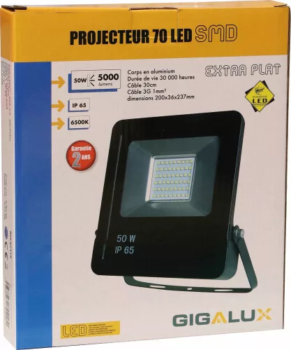 DRAKKAR LED reflektor, extra lapos, 230 V (82418)