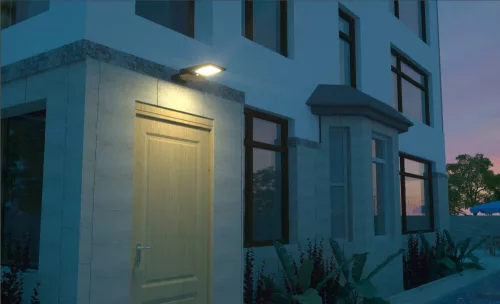 DRAKKAR napelemes LED oszloplámpa érzékelővel (82471)