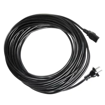   SPRiNTUS tápkábel, 15m, fekete, dugaszolható Era Evo (111159)