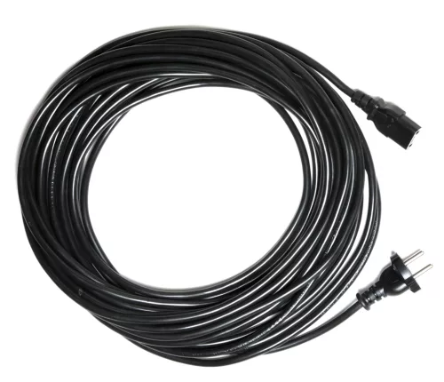 SPRiNTUS tápkábel, 15m, fekete, dugaszolható Era Evo (111159)