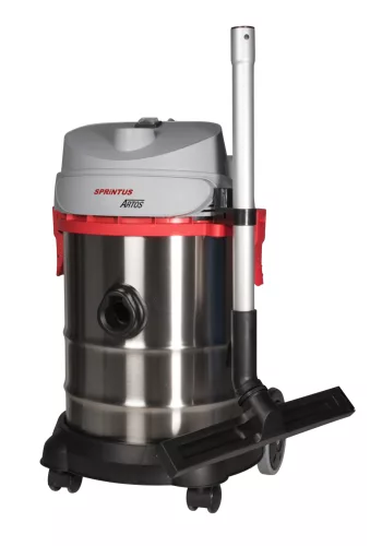 SPRiNTUS Ipari nedves-száraz porszívó „Artos”, 1200 W, 30 literes rozsdamentes acél tartállyal. (SP-116001)
