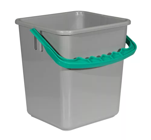 SPRiNTUS vödör 4 literes, szürke, fogantyú zöld Purix (301104)