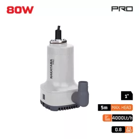   NAKAYAMA PRO Fenékvízszivattyú 12 V DC, 4000 l/h, 5 m emelőmagasság (SP1210)
