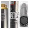 NAKAYAMA PRO Inox mélykúti csőbúvár szivattyú (4"), 1,5 LE, 230V (SP6200)