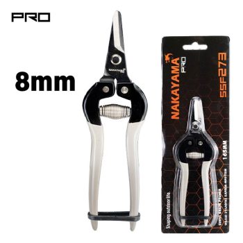   NAKAYAMA PRO hajlított szőlőmetsző olló 165mm, vágási átmérő 8mm (SSF273)