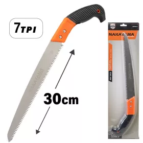   NAKAYAMA ágfűrész, egyenes , 300mm - 8tpi 1.0mm ,  háromszoros fogazattal és kétkomponensű nyéllel (SSF353)