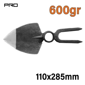   NAKAYAMA PRO Kétoldalas kapafej 2 ágú talajlazítóval, 110 × 285 mm, 600 g (SSF640)