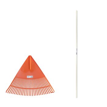 NAKAYAMA műanyag levélseprű fa nyéllel (SSF678)