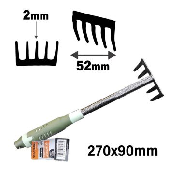 NAKAYAMA fém kézi gereblye (SSF682)