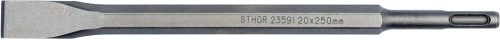 STHOR Vésőszár lapos SDS-Plus 20x14x250 mm (23591)