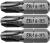 STHOR Bitkészlet 3 darab 1/4 PH3X25mm (65454)