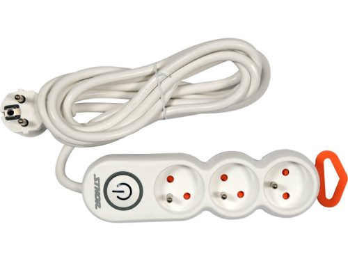 STHOR Elektromos hosszabító 3 aljzatos,  3m (72351)