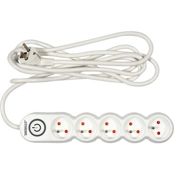 STHOR Elektromos hosszabbító  5 aljzattal, 3 m (72357)