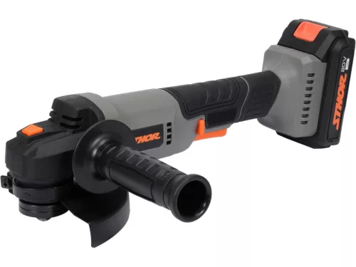 STHOR Ütvefúró és csavarozó, 26 Nm + sarokcsiszoló, 125 mm + akkumulátor, Li-Ion, 20 V, 2 Ah + töltő (78097)