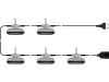STHOR SMD LED SPOTLÁMPA, FÉNYFÜZÉR KÉSZLET, 5X600LM, 15,4M(82861)