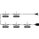 STHOR SMD LED SPOTLÁMPA, FÉNYFÜZÉR KÉSZLET, 5X600LM, 15,4M(82861)