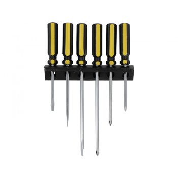 TOYA Csavarhúzó készlet, 6 részes, tartóval (64090)