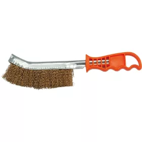 VOREL Drótkefe réz műanyag nyéllel 270 mm SPEED (06965)