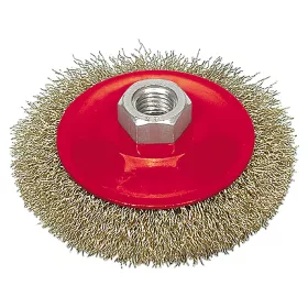 VOREL Körkörös drótkefe 115 mm (06973)