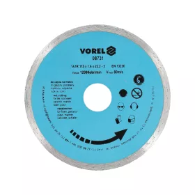 VOREL Gyémánt vágótárcsa 115 mm (08731)