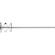 VOREL Festék- és habarcskeverő szár, SDS+, 120X600 mm (09094)