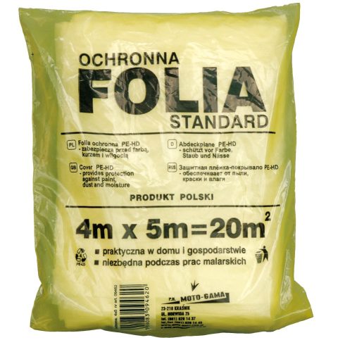 VOREL Védőfólia festésre 4x5 m (09462)