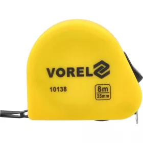 VOREL mérőszalag ácél 25mm x 8m (10138)