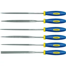 VOREL 6 részes tűreszelő készlet 160mm (25352)