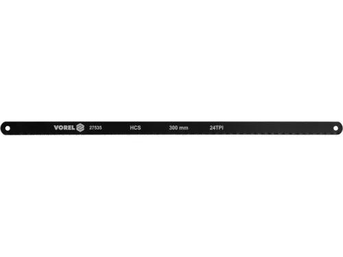 VOREL Fémfűrészlap készlet 300 mm, 24 TPI, HCS acél, 5 részes (27535)