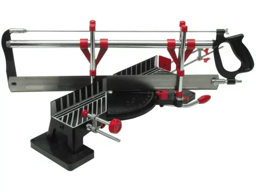 VOREL Fűrész gérvágó asztallal, 550 mm, 22,5–90°, 120 × 110 mm vágáskapacitás (29000)