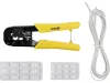 VOREL Krimpelő fogó UTP hálózati (RJ45) és telefon (RJ11) kábelekhez (45503)