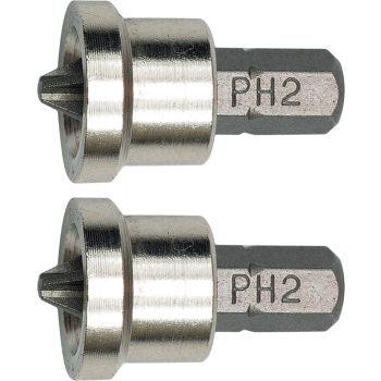   VOREL Bithegy PH2 25mm gipszkarton csavarbehajtó. 2db/blister (65800)