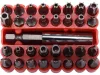 VOREL Bit készlet 33 részes 1/4 col (66330)