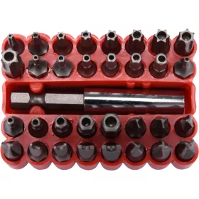 VOREL Bit készlet 33 részes 1/4 col (66330)
