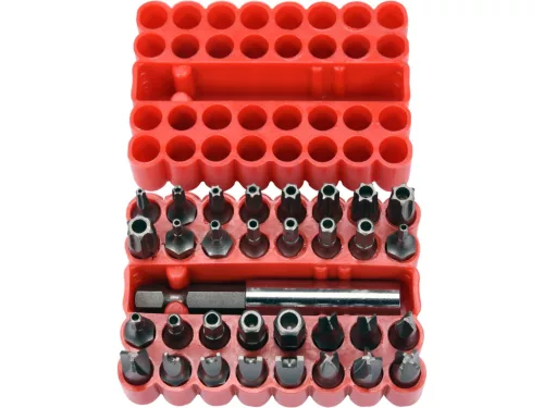 VOREL Bit készlet 33 részes 1/4 col (66330)