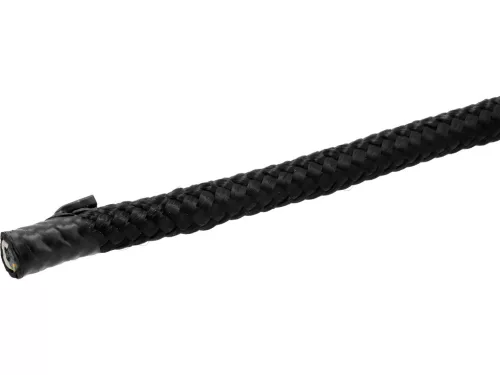 VOREL Polipropilén fonott kötél 8 mm, 100 m, UV-álló fekete PP kötél (69475)