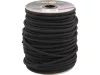 VOREL Rugalmas fonott kötél 12 mm, 100 m, gumiszálas maggal, fekete (69553)