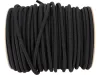 VOREL Rugalmas fonott kötél 12 mm, 100 m, gumiszálas maggal, fekete (69553)